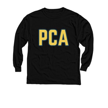 Bold PCA, a Black Youth Long Sleeve Tee