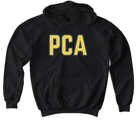 Bold PCA, a Black Softstyle Youth Pullover Hoodie