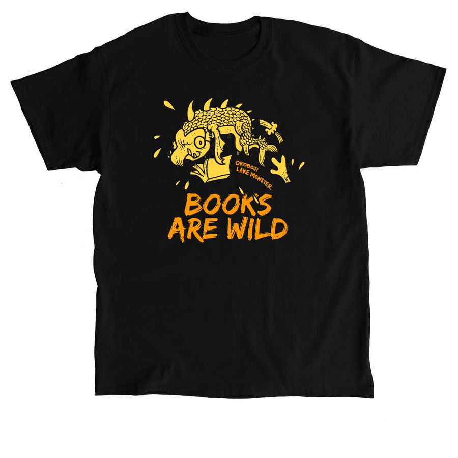 Iowa Cryptid Series - Okoboji Lake Monster, a Black Classic Unisex Tee