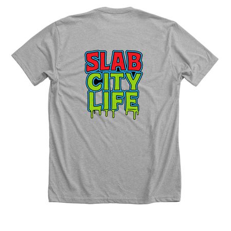 Zombie Squad Team, a Athletic Heather Premium Unisex Tee (back-view)