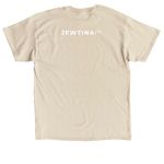 NYC Line, a Sand Classic Unisex Tee (back-view)