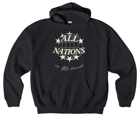 All Nations, a Black Stanley/Stella Cooper Dry Pullover Hoodie