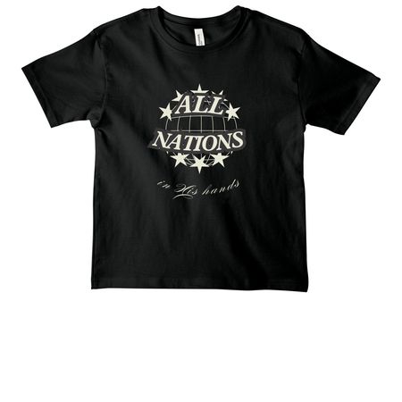 All Nations, a Vintage Black Youth Heavyweight Tee