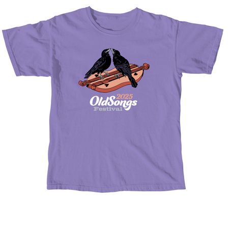 2025 Old Songs Festival&nbsp;T-shirt, a Violet Comfort Colors Unisex Tee