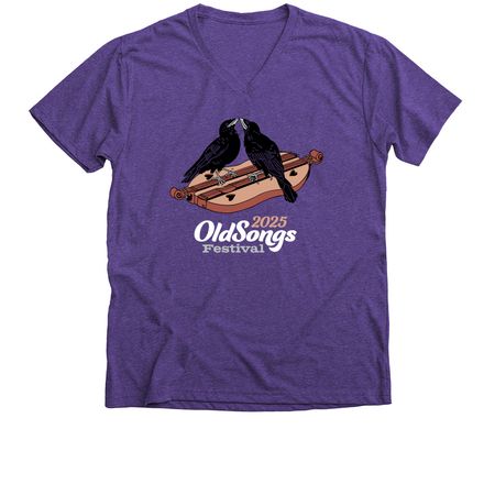 2025 Old Songs Festival&nbsp;T-shirt, a Purple Rush Premium V-Neck Tee
