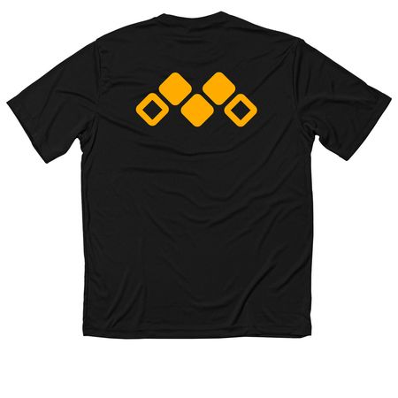 Performance Shirts, a Black Classic Performance Tee (back-view)