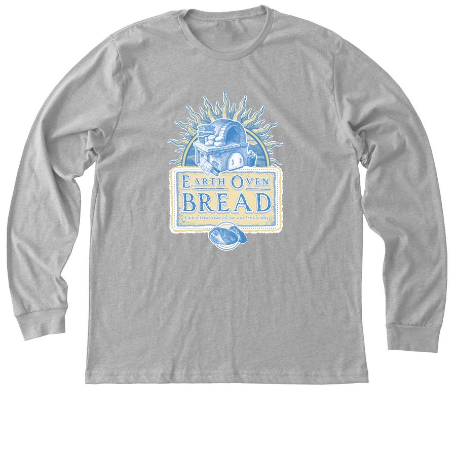 Earth Oven Bread., a Athletic Heather Premium Long Sleeve Tee