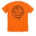 Dash's Teeth, a Neon Orange Premium Unisex Tee (back-view)