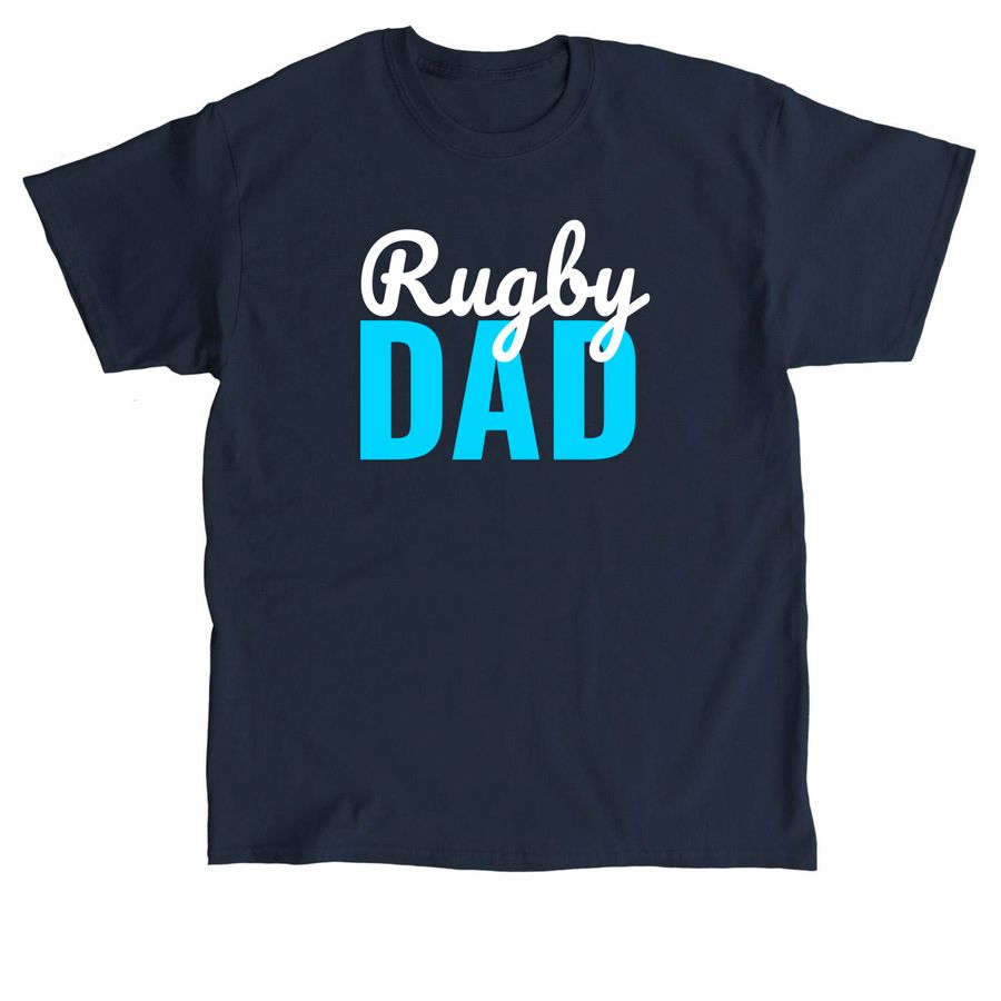 Rugby Dad T-Shirt, a Navy Classic Unisex Tee