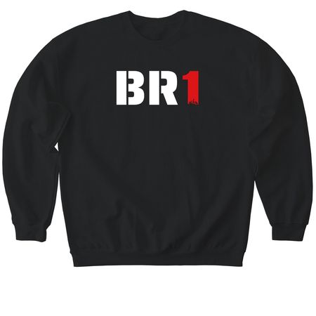 BR1 Standard Issue, a Black Softstyle Crewneck Sweatshirt