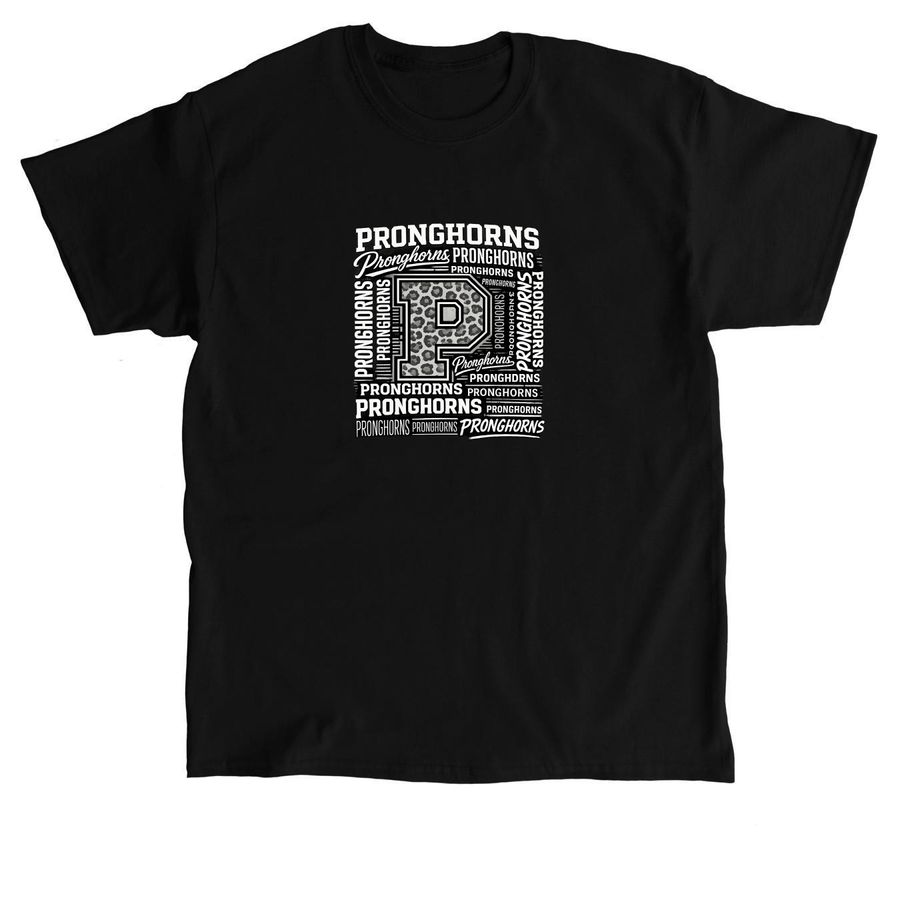 Tops - Square Cheetah Pronghorn, a Black Classic Unisex Tee