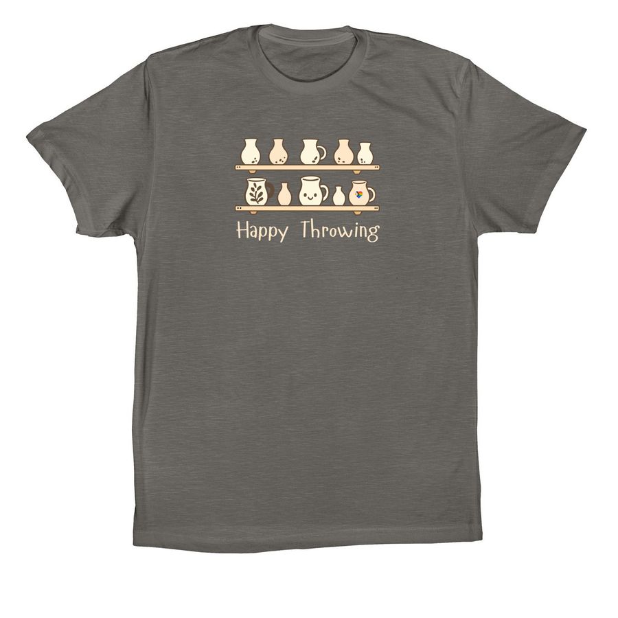 Happy Throwing, a Storm Premium Cotton Tee