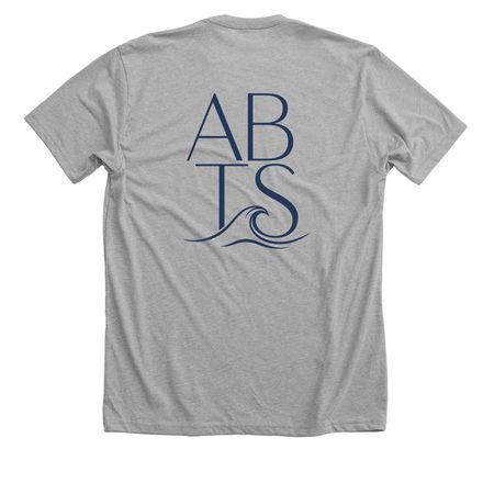 ABTS, a Athletic Heather Premium Unisex Tee (back-view)