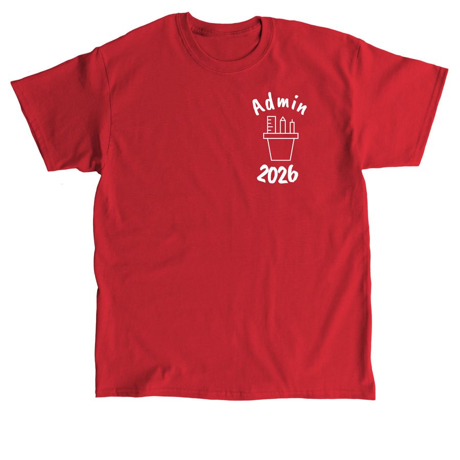 admin shirts, a Red Classic Unisex Tee