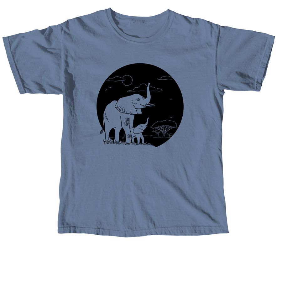 World Elephant Day, a Blue Jean Comfort Colors Unisex Tee