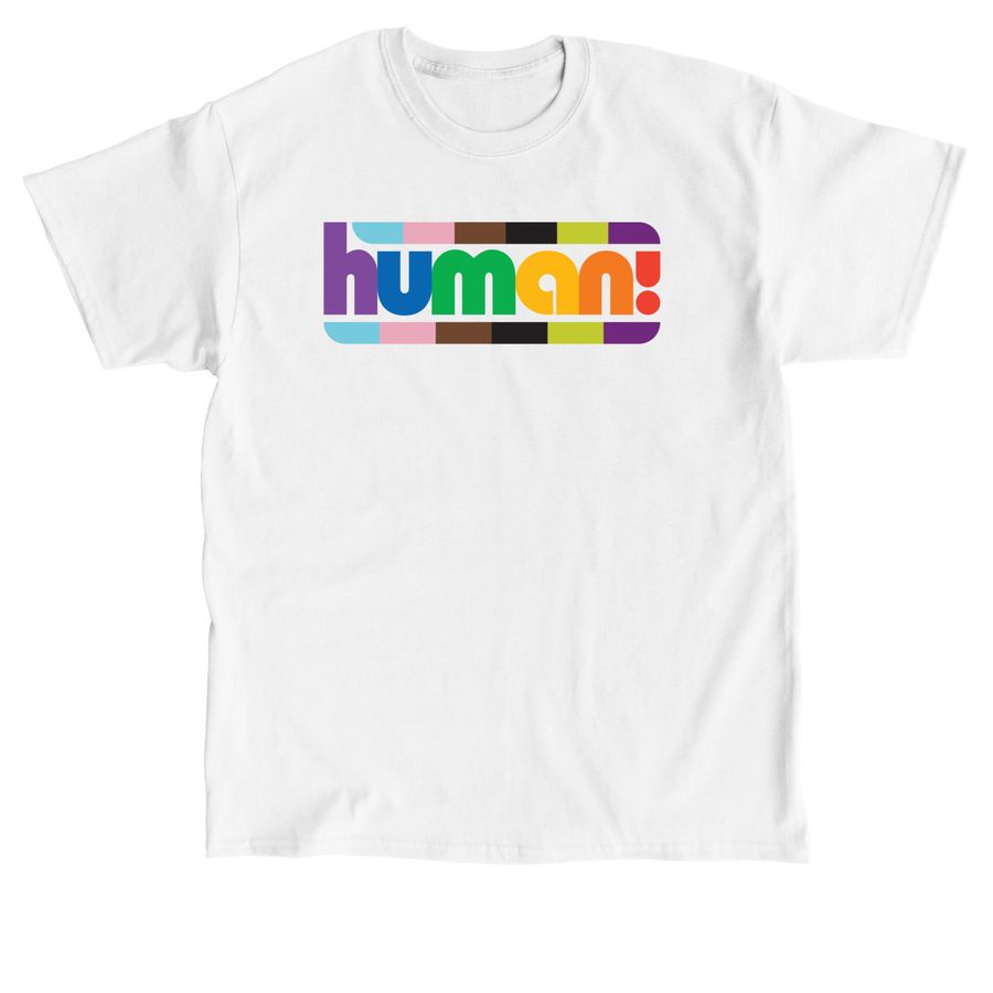 Human, a White Classic Unisex Tee