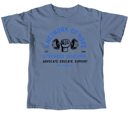 A Network of Hope, a Blue Jean Comfort Colors Unisex Tee