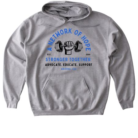 A Network of Hope, a Sport Grey Gildan Softstyle Pullover Hoodie