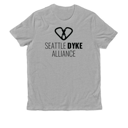 Seattle Dyke Alliance, a Granite Grey Heather Allmade Organic Cotton Unisex Tee