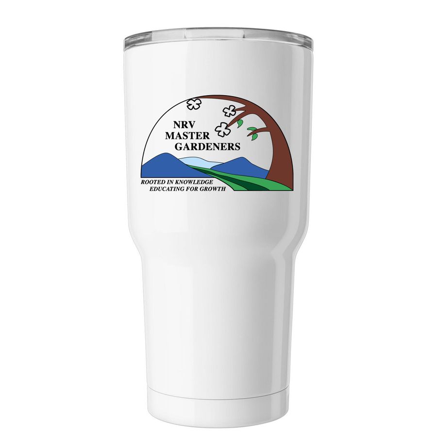 NRV Master Gardener Tumbler, a White Insulated Tumbler