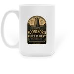 Coffee Mug Boonsboro Built it First&nbsp;, a White Large Coffee Mug (back-view)