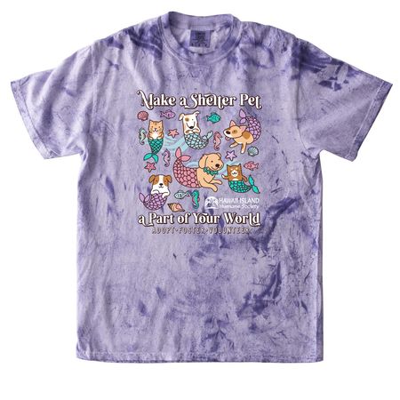 Make a Shelter Pet a Part of Your World!, a Amethyst Comfort Colors Colorblast Tee