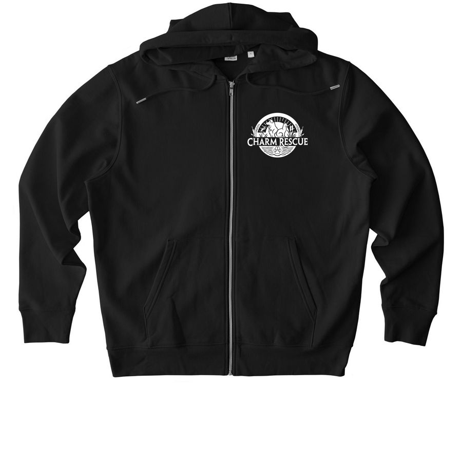 Be their voice, a Black Stanley/Stella Unisex Cultivator 2.0 Zip Up Pullover Hoodie