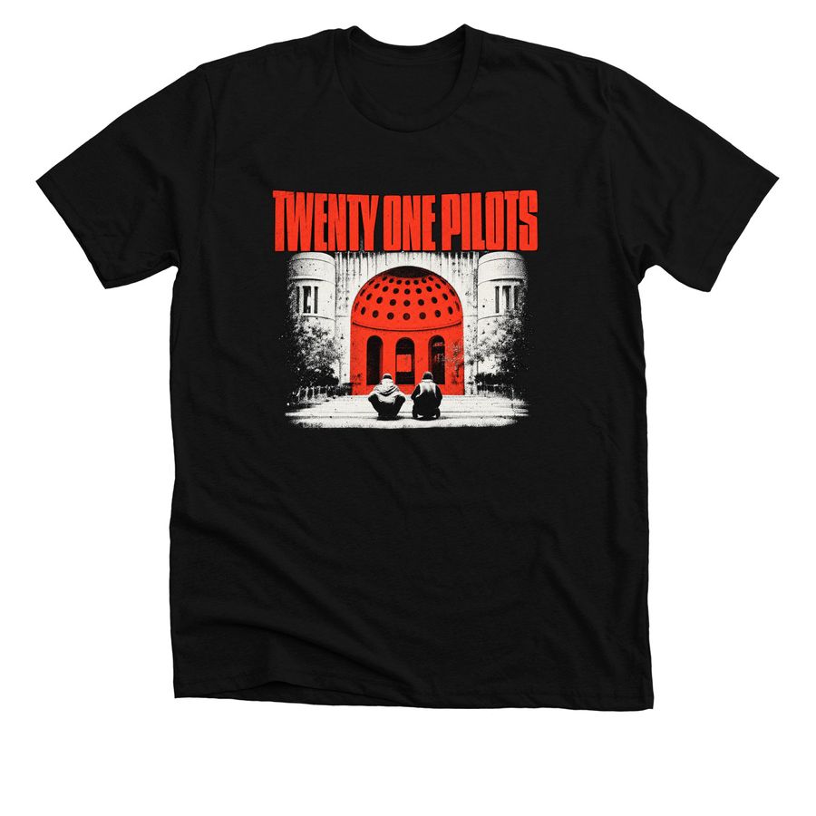 Twenty One Pilots Ohio Stadium 2026 Tour Colu, a Solid Black Blend Premium Unisex Tee
