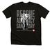 Mara front (dark shirts), a Black Heather Premium Unisex Tee