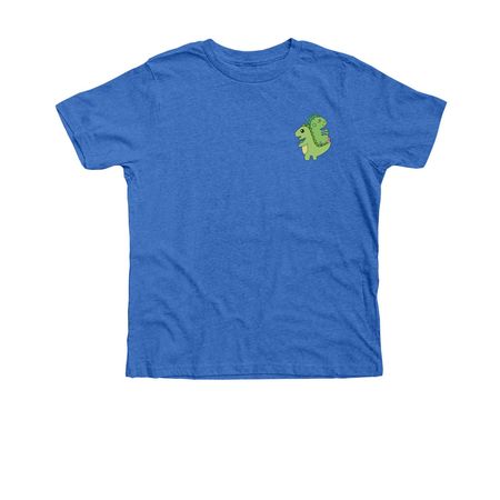 Pocket Dino&nbsp;for Juan ??, a Heather True Royal Premium Youth Tee