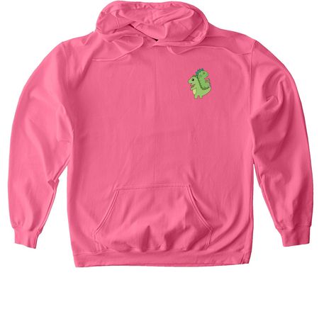 Pocket Dino&nbsp;for Juan ??, a Pink Lemonade Softstyle Pullover Hoodie