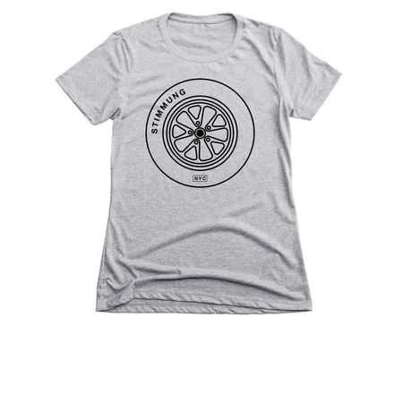 Simmung (vibes), a Dark Heather Grey Women's Slim Fit Tee