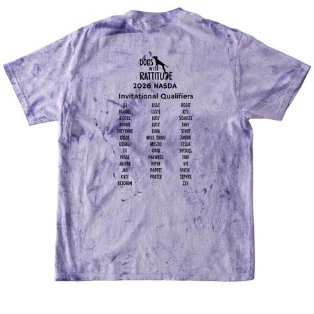 Dogs With Rattitude Qualifier Gear - 2026, a Amethyst Comfort Colors Colorblast Tee