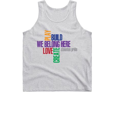 Staunton Pride 2025-3, a Sport Grey Classic Unisex Tank Top