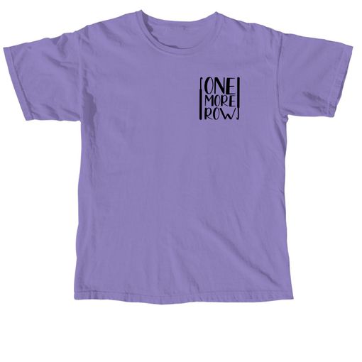 One More Row Merch Violet Comfort Colors Tee