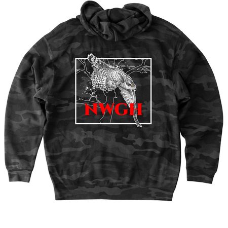 Northwest Gamehawkers&nbsp;, a Black Camo Heavyweight Camo Pullover Hoodie