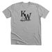 KW CHEER, a Athletic Heather Premium Unisex Tee