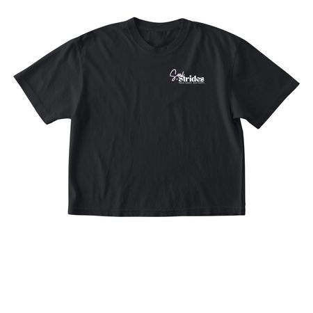 Strides Run Club Tees & Hoodies, a Black Comfort Colors Boxy Tee
