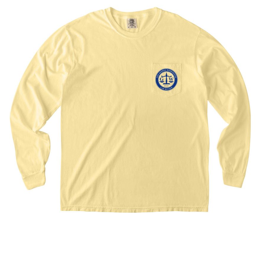 The GWLR Long Sleeve Pocket Tee, a Butter Comfort Colors Long Sleeve Pocket Tee