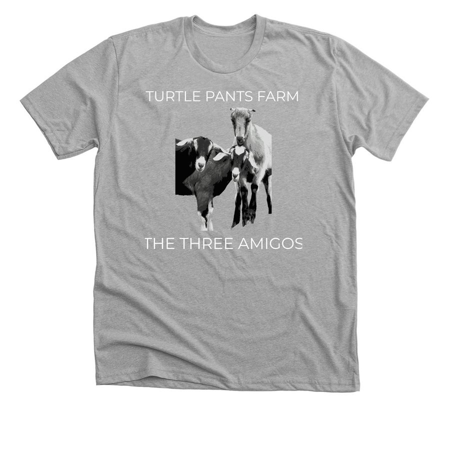 TPF GOATS, a Athletic Heather Premium Unisex Tee