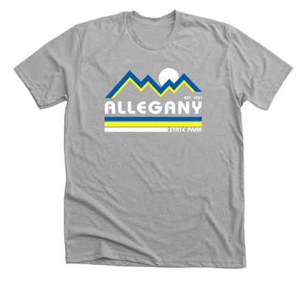 Allegany, a Athletic Heather Premium Unisex Tee