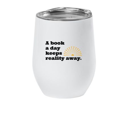 A book a day, a White Insulated Wine Cup