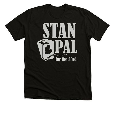 Stan for the 33rd, a Black Heather Premium Unisex Tee