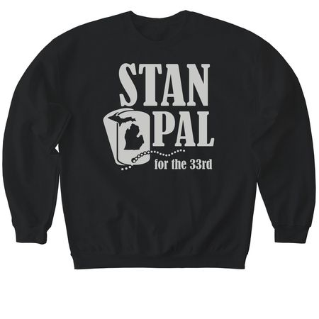 Stan for the 33rd, a Black Softstyle Crewneck Sweatshirt