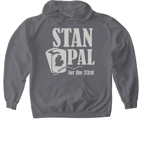 Stan for the 33rd, a Charcoal Gildan Softstyle Pullover Hoodie