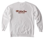 NOLAWEEN Collection, a White Comfort Colors Crewneck Sweatshirt (back-view)