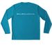 RESCUE - Performance Products, a Atomic Blue Unisex Performance Long Sleeve Tee (back-view)