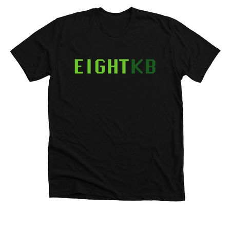 Support EightKB!, a Solid Black Blend Premium Unisex Tee