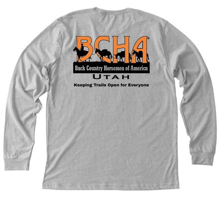 BCHU Mountain Ridge Merch, a Athletic Heather Premium Long Sleeve Tee