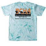 BCHU Mountain Ridge Merch, a Sea Glass Comfort Colors Colorblast Tee (back-view)
